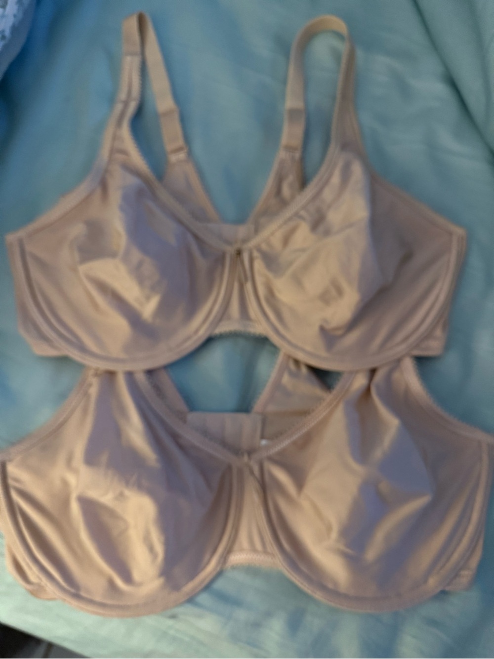 Two sets of Wacoal Light Beige Full-Coverage Underwire Bra - Picture 4 of 5